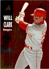 1995 PINNACLE RED HOT WILL CLARK TEXAS RANGERS #RH17 INSERT
