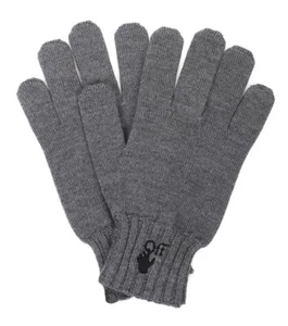 OFF-WHITE HAND OFF LOGO WOOL GLOVES MADE IN ITALY OMNE032F21KNI0010910 - Picture 1 of 4