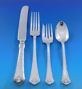 Carmel by Wallace Sterling Silver Flatware Service 12 Set 51 pcs No monogram - Picture 1 of 6