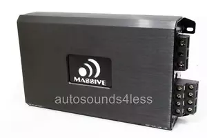 NEU MASSIVER AUDIO EX44 EDGE SERIE 800 WATT 4-KANAL AUTO SQ AUDIOVERSTÄRKER - Bild 1 von 9