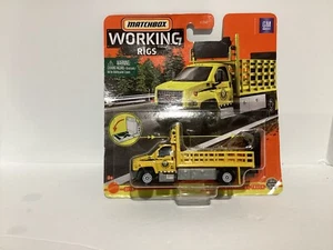 MATCHBOX GMC 3500 ATTENUATOR TRUCK WORKING RIGS (YELLOW) - Picture 1 of 2