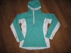 Girls COLUMBIA reflective mesh lined hooded windbreaker jacket sz  L Lg 14 - 16 - Picture 1 of 1