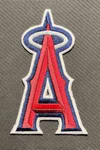 Angels patch angels Of Anaheim Silver  A Halo Jersey Logo Emblem Patch MLB 4"  - Picture 1 of 11