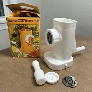 Gourmet MINCER Catri 506 Made in ITALY BOXED 1970s TABLE TOP KITCHEN Vintage - Picture 1 of 14