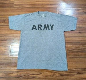 US Army Military Threads MT T Shirt Size Large Gray Short Sleeve 3M Reflective - Picture 1 of 8