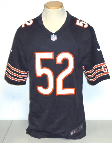 NWOT Nike On Field Chicago Bears Khalil Mack #52 Jersey, Medium, Large, XL, Blue Cover