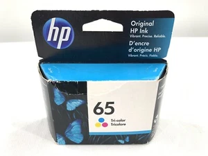 Hp 65 Tri-Color Ink Cartridge EX 2022 - Picture 1 of 2