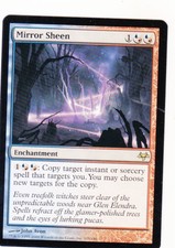 1 x Mirror Sheen rare enchantment from Eventide (MTG)
