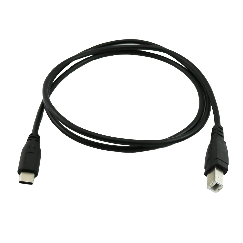 USB 3.1 Type C Male to USB 2.0 B Male Printer Scanner Data Connector Cable 3ft - Image 1 of 4