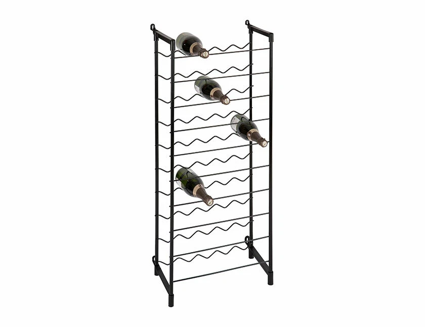CANTINETTA SCAFFALE PORTABOTTIGLIE BOTTIGLIE VINO FERRO PLASTIFICATO 50 POSTI - Immagine 1 di 4