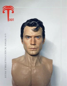 1/6 XT001 Superman Henry Cavill Head Sculpt For 12" Male PH TBL Figure Body Toys - Picture 1 of 6