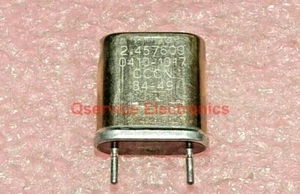 3 PCs LOT Hewlett-Packard / Agilent 0410-1017 Crystal 2.457600 mhz - Picture 1 of 1