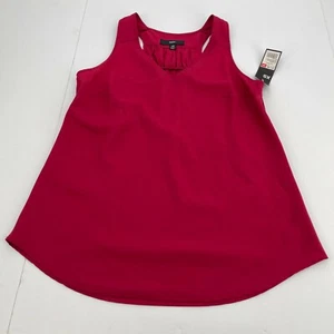 Mossimo Womens Top XS Tank Top Red Sleeveless Casual Summer Spring Preppy New - Picture 1 of 10