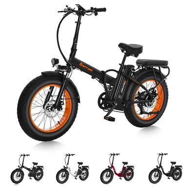 Narrak Fat Tire 20" x 4.0 Folding Electric Bike 48V 13Ah 1100W Peak Power - Image 1 of 4
