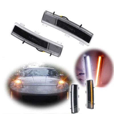 For 2006-2009 Nissan 350z LCI LED Turn Signal Lights Side Marker Lamps with DRL - Image 1 of 4