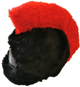 MOTORCYCLE COVER MOTORBIKE FUNNY COVER CRAZY CASE HELMET COVERS MOHAWK HEEDS - Picture 1 of 4