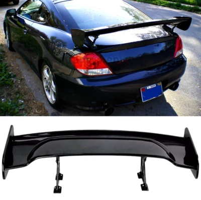 For Hyundai Tiburon 57in Rear Spoiler Racing GT Style Glossy Black Trunk Wing - Image 1 of 4