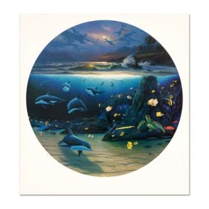 Wyland "Moonlit Waters" Signed Limited Edition Lithograph 218/750 - Picture 1 of 2