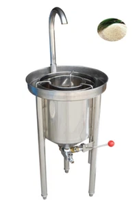 44lbs/20kg Commercial Stainless Steel Rice Washer Hydraulic Pressure Type - Picture 1 of 3