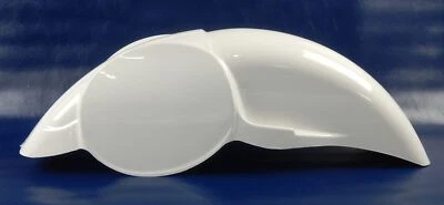 1979-80-81 KTM PENTON MC125/175/250/360 ABS PLASTIC REAR MUD GUARD FENDER WHITE - Image 1 of 4