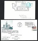 US collection of Map pictorial postmarks on cards & cover (25)