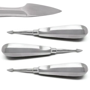 3 Pcs Dental Extraction Spear Root Elevators # 36 Surgical Stainless Steel - Picture 1 of 3