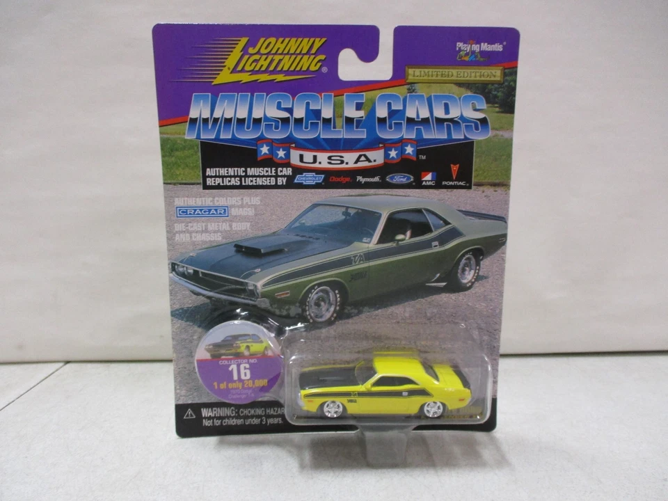 1970 Plymouth AAR Cuda Green Johnny Lightning Muscle Cars USA 1 64