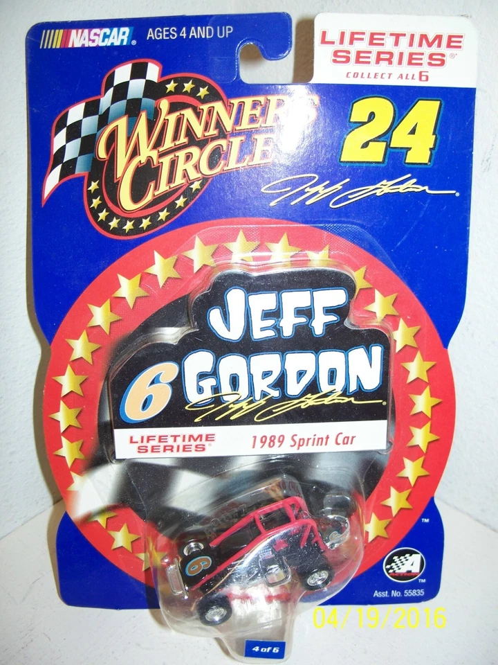1/64 #6 Jeff Gordon 1989 USAC SPRINT CAR GANADOR CÍRCULO 4 DE 6 EN SERIE Foto 1 de 1