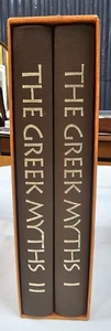 The Greek Myths by Robert Graves The Folio Society. 2 vols. Hard C. 1/4 leather - Picture 1 of 9