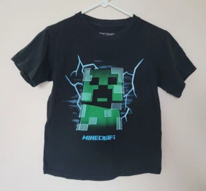 Mojang by Jinx Minecraft T-Shirt Black Kids Size M - Picture 1 of 7