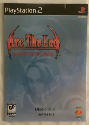 PLAYSTATION PS2 VIDEO GAME ARC THE LAD TWILIGHT OF THE SPIRITS DEMO DISC Sealed  - Image 1 of 3