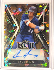 2023 Leaf Exotic Jace Jung Snake Crystal Autograph - 5/5
