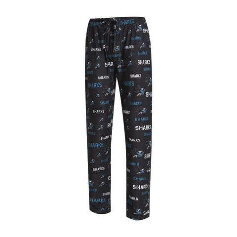 San Jose Sharks Men's Pajama Pants Midfield Sleep Pants Cover