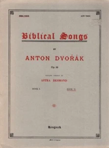 ANTON DVORAK  [ENGLISH VERSION BY ASTRA DESMOND] Biblical Songs by Anton Dvorak - Foto 1 di 1