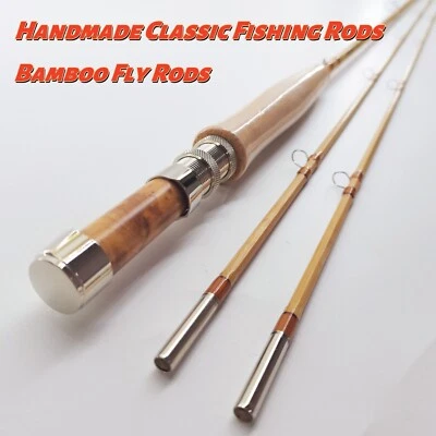 Handmade Classic Fly Rod 7'6" ~ 5wt/2Piece ~ 2 Tip/Bamboo Fly Rod - Image 1 of 4