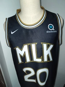 Men's Nike John Collins #20 MLK Atlanta Hawks NBA Jersey Size Large SUPER RARE  - Picture 1 of 9