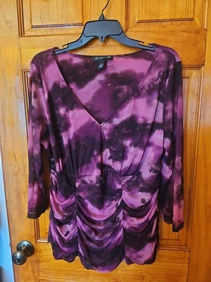 Blusa de encaje transparente elástica para mujer INC talla 2X nueva sin etiquetas  Foto 1 de 4