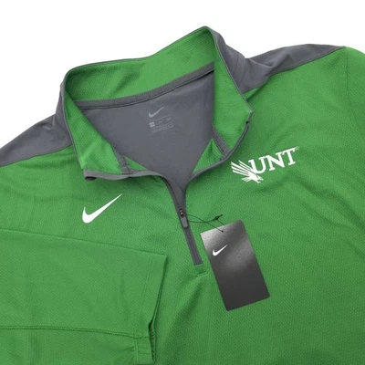 Pullover Nike Dri-Fit para hombre 2XL cremallera de cuarto DH3410-377 verde NCAA UNT verde medio Foto 1 de 4