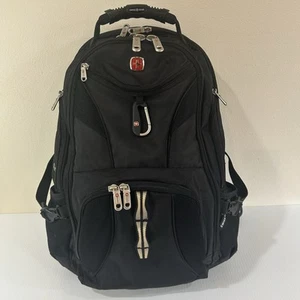 Swiss Gear Backpack Laptop ScanSmart Black 31 Liter Capacity Excellent Condition - Picture 1 of 14