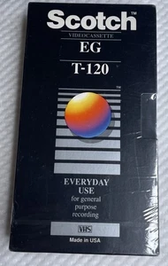 Cintas Scotch EG VHS T-120 - Nuevas y Precintadas - Imagen 1 de 4