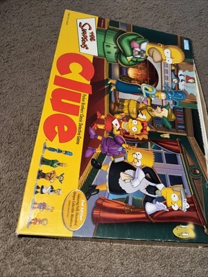 The Simpsons Clue Game 2nd Edition Complete 2002 Classic Detective Game - Image 1 of 4