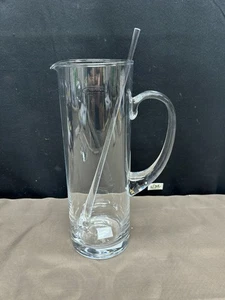 Pasabahce Glas Martini Krug mit Rührer ~ Truthahn ~ 11" hoch - Bild 1 von 11