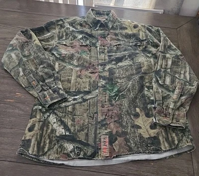Red Head Silent Hide Men's Button Up Camo Size L - Image 1 of 4
