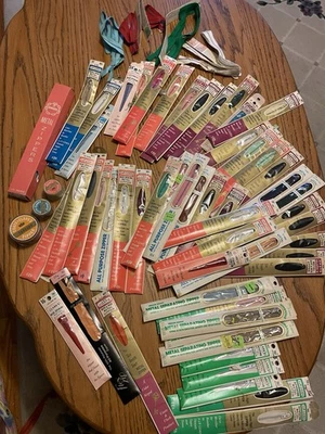 Лот из 64 Винтажный металлический J & P пальто молнии различных цветов и размеров новый в упаковке - Изображение 1 из 4