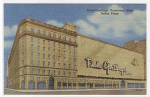 Postal de lino Titche Goettinger Department Store Dallas Texas - Imagen 1 de 1