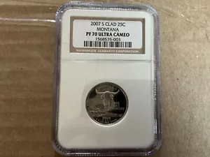 2007-S Montana Clad Statehood Quarter NGC PF 70 ULTRA CAMEO - Picture 1 of 6