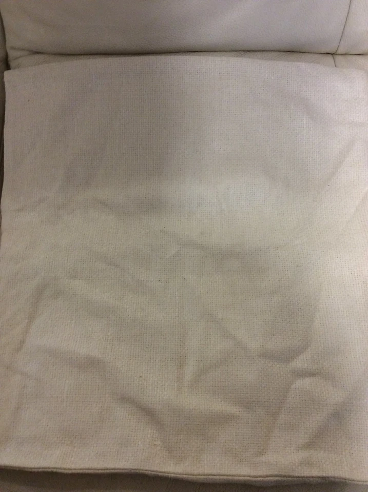 West Elm Silk Hand Loomed Square Pillow Cover NEW 20x20 Stone White - Image 1 of 1