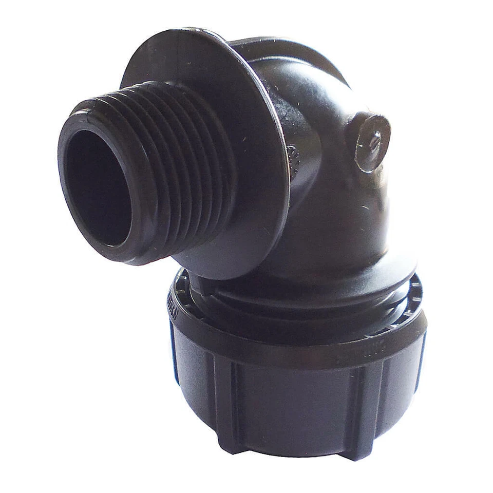 Philmac 20mm x 1/2 Inch bsp Elbow Poly x Male 9721 - Image 1 of 1