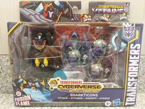 Transformers Sharkticons & Hot Rod Battle For Cybertron E7840 2019 Hasbro Sealed Cover