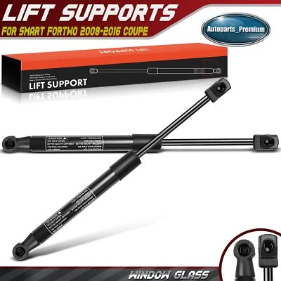 2Pcs Rear Window Glass Lift Supports Shocks Struts for Smart Fortwo 2005-2016 - Image 1 of 4